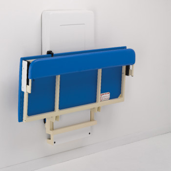 Easilift wall mounted changing bench