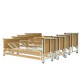 Alerta Lomond Community Bed, Oak - Pallet of 4