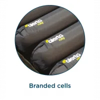 Alerta Ruby 2 Pressure Relief Mattress branded Cells