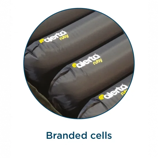 Alerta Ruby 2 Pressure Relief Mattress branded Cells