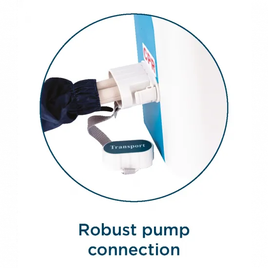 Alerta Ruby 2 Pressure Relief Mattress pump connection