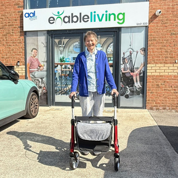 Alerta Carbon Ultra-Lite Walker at the showroom