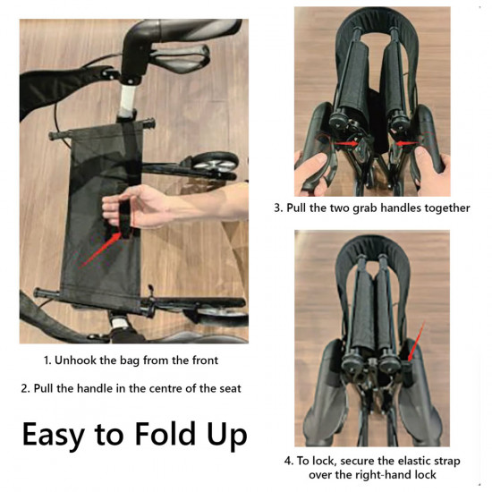 Alerta Carbon Ultra-Lite Walker folding