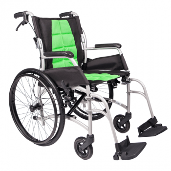 Aspire VIDA Folding Wheelchair – Olive – 500mm