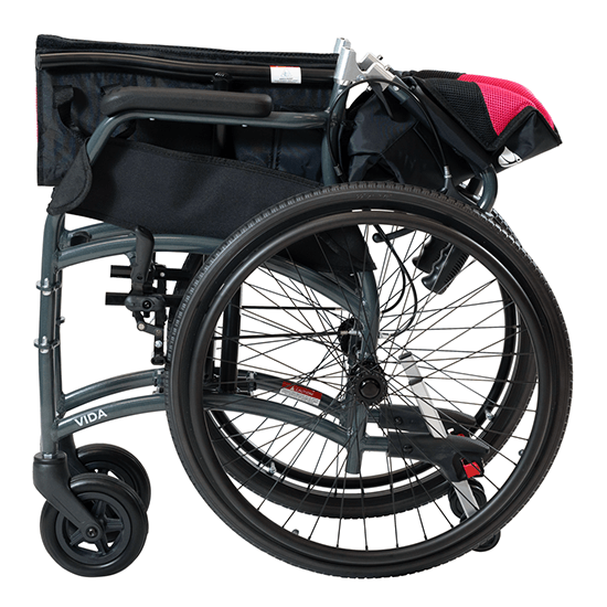Aspire VIDA Folding Wheelchair – Olive – 500mm