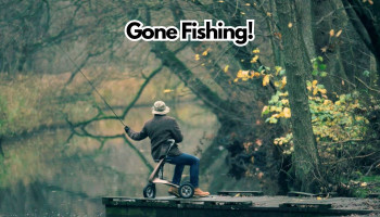 A Walking Aid with Seat for Fishing