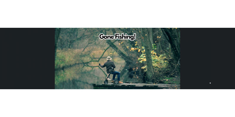 A Walking Aid with Seat for Fishing
