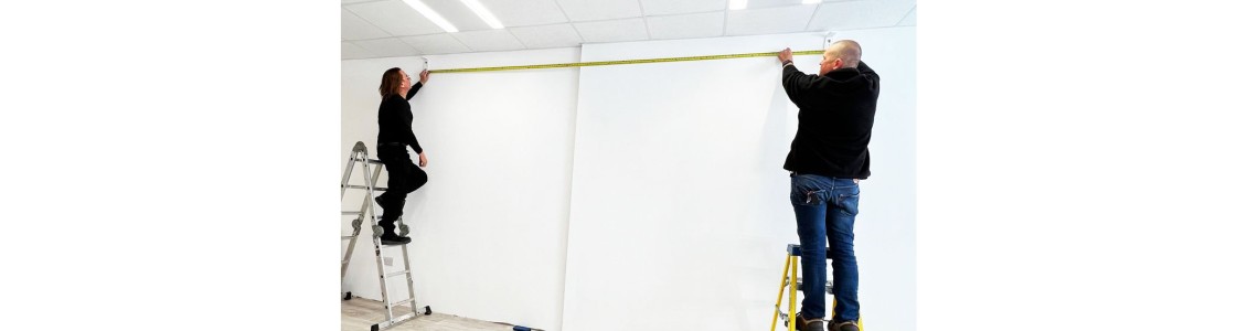 Ceiling track hoist installation Ceiling track hoist installation