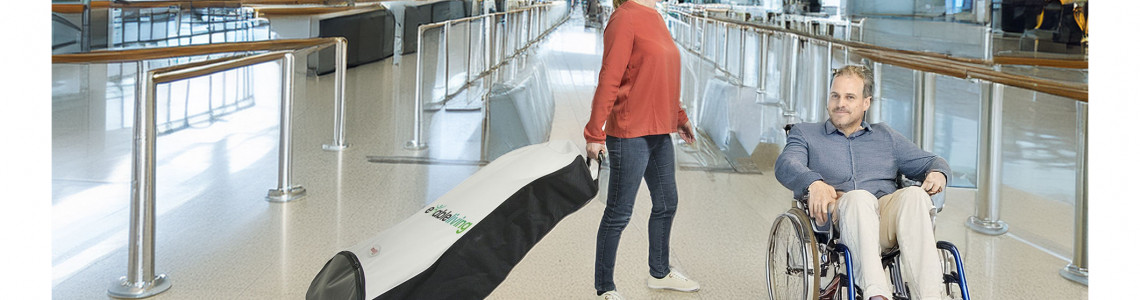 Traveling with a patient hoist Traveling with a patient hoist