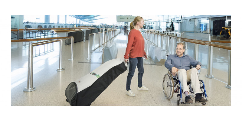 Traveling with a patient hoist