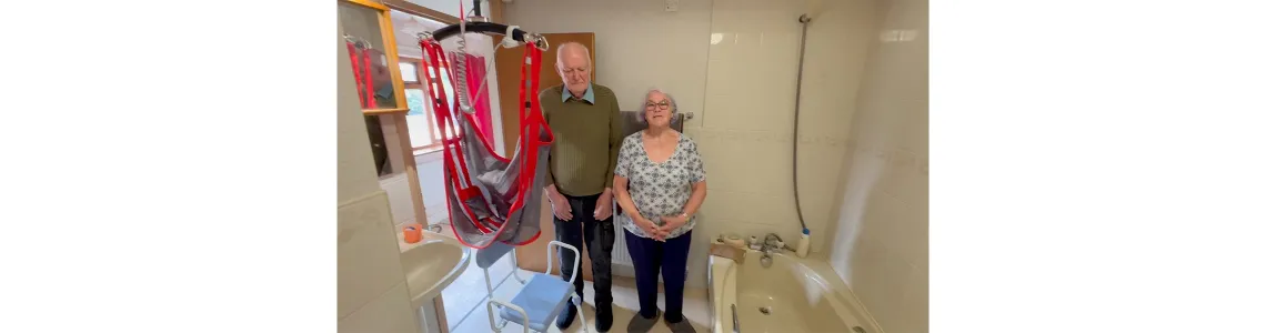 Prism Freeway Transactive Xtra Ceiling Hoist for Parkinson’s Bathing: Rob’s Story