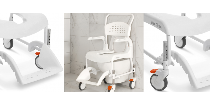 Height Adjustable Commode Shower chair