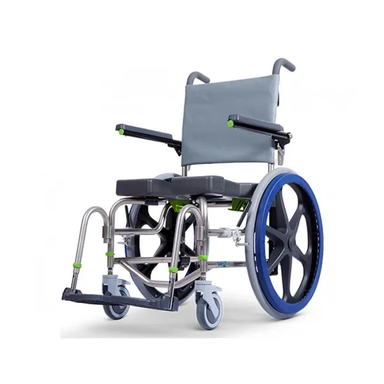 raz-sp-self-propelled-height-adjustable-shower-commode-chair-for-postural-and-toilet-support-front