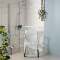 Etac Clean Shower Commode Seat in Shower