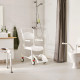 Etac Clean Wheeled Shower Commode Chair Shower again