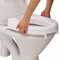 Etac Hi-Loo Toilet Seat with Brackets easy to fit