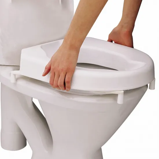 Etac Hi-Loo Toilet Seat with Brackets easy to fit