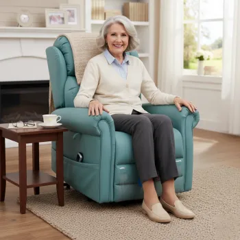 dallux nevis healthcare chair with lady