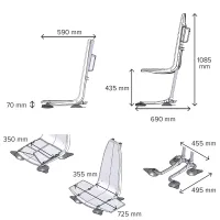 Drive Neptune Bath Lift Dimensions