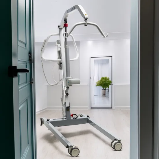 Drive Samsoft 180 hoist With Electric Legs throgh doors