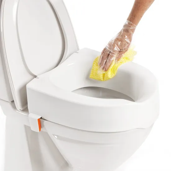 Etac My-Loo Raised toilet seat easy to clean
