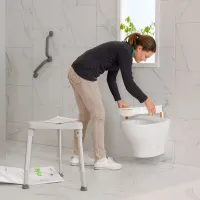 Etac My-Loo Raised toilet seat fit 2