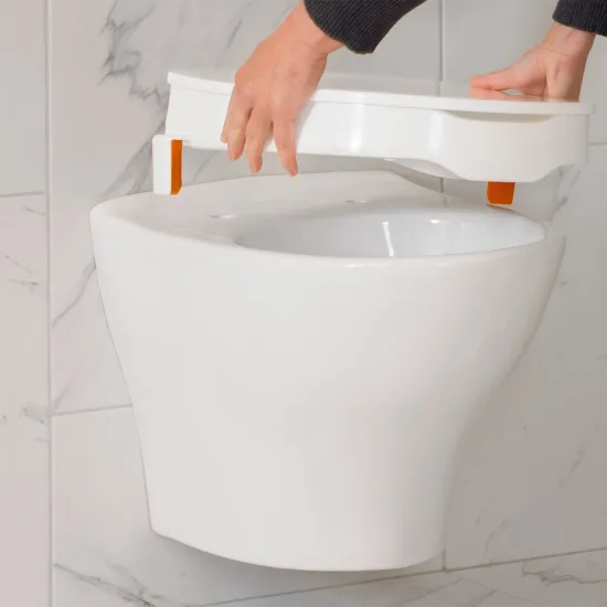Etac My-Loo Raised toilet seat fit 3