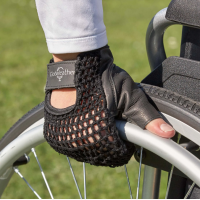 Globaleather Mesh Back Wheelchair Gloves