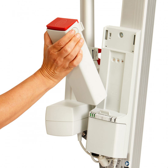 Molift Smart 150 battery Removal Unclip and Away