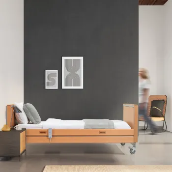 Invacare Medley Ergo Low Profiling Bed Lowered