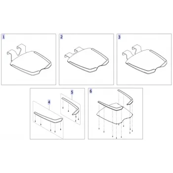 Invacare ISA Foot Plate (intermediate and inclined) Invacare ISA Foot Plate (intermediate and inclined)