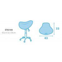 Seers Economy Therapy Saddle Stool