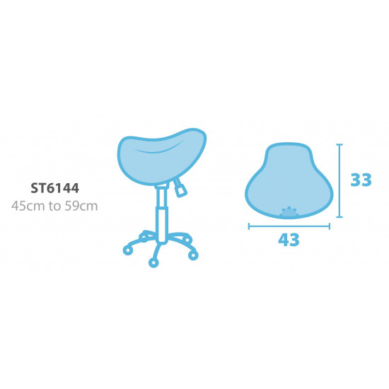 Seers Economy Therapy Saddle Stool