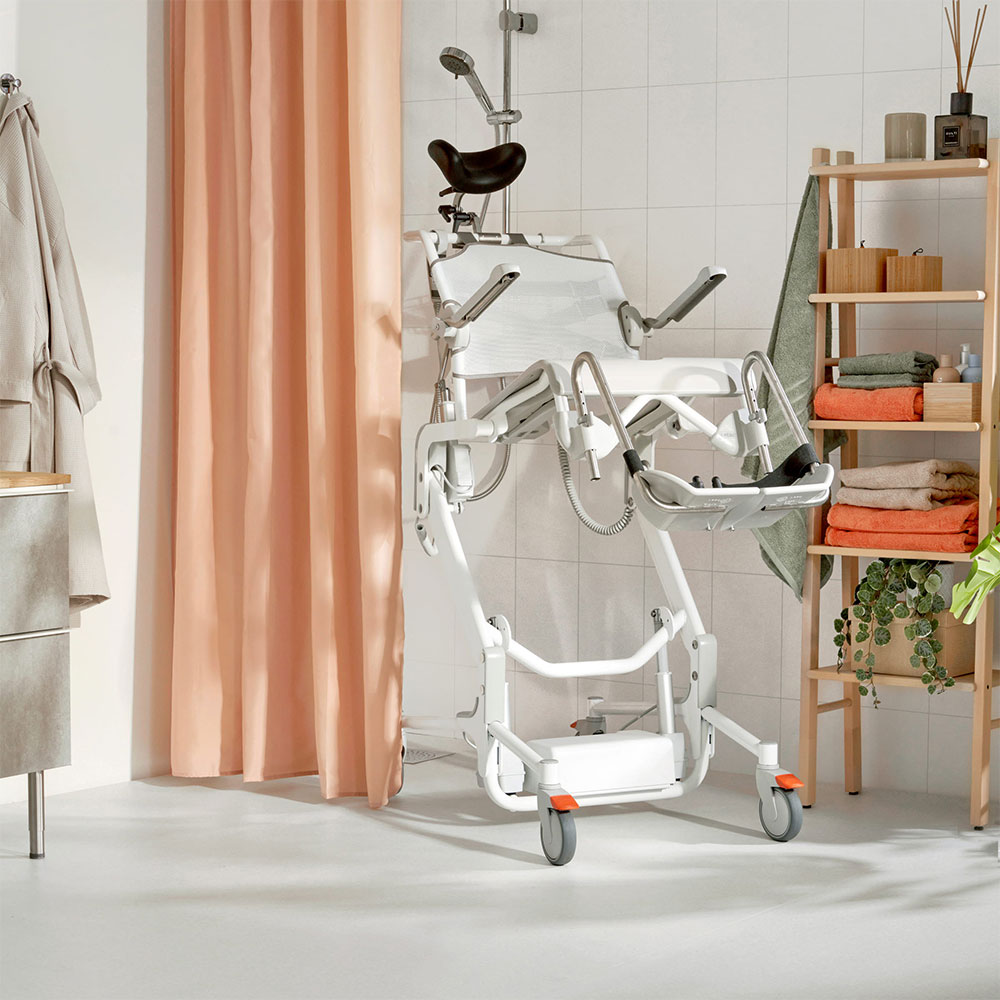 Electrical Commode Etac Alto Electric Tilt Shower Commode | Powered Height & Tilt | 160 kg SWL