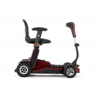 Motion Connex Folding Mobility Scooter - Bergundy - Side