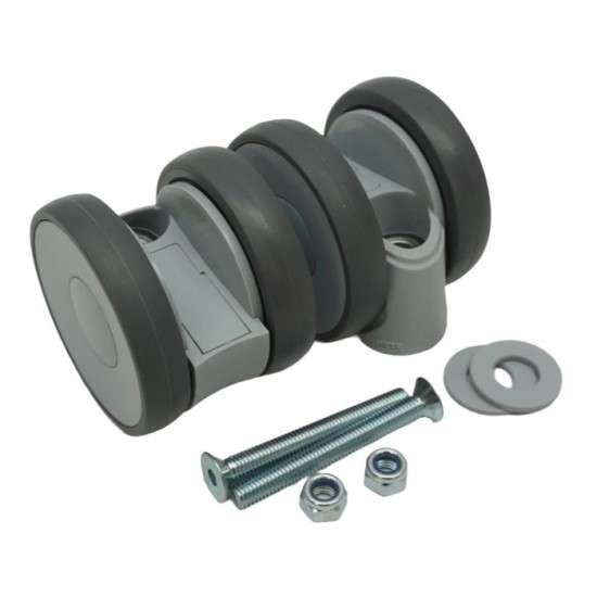 Oxford Calibre - Front castor bracket assembly (including castors & fixings) Oxford Calibre - Front castor bracket assembly (including castors & fixings)