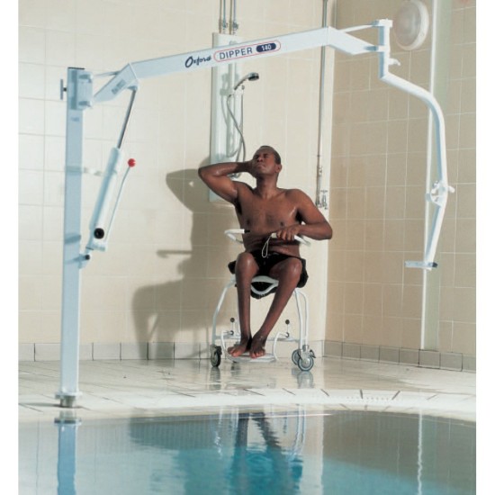 Oxford Dipper Pool Hoist with Spreader Bar - Stainless Steel Oxford Dipper Pool Hoist with Spreader Bar - Stainless Steel