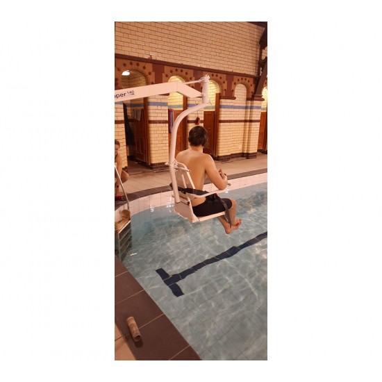 Oxford Dipper Pool hoist with Ranger Seat - Stainless Steel Oxford Dipper Pool hoist with Ranger Seat - Stainless Steel