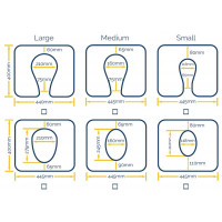 Freeway Aperture Sizes for Seats