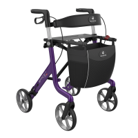 Rehasense SPACE CF Lightweight Aluminium Folding Rollator 