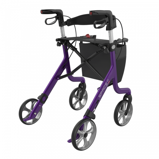 Rehasense SPACE CF Lightweight Aluminium Folding Rollator 