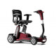 Motion Connex Folding Mobility Scooter - bergundy