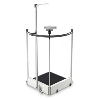seca-645-emr-validated-handrail-scale-with=generous-platform-with-measuring-rod