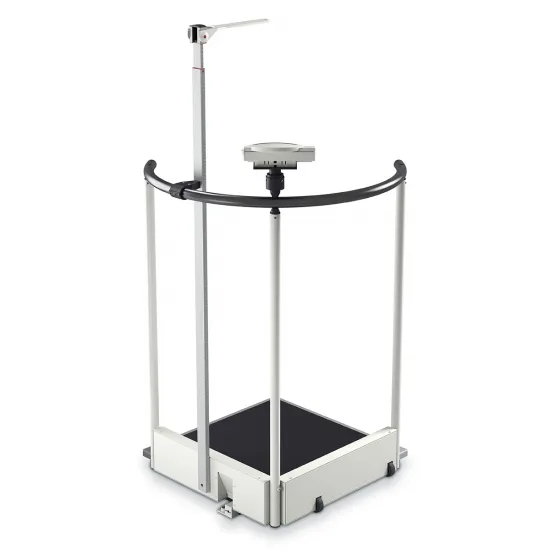 seca-645-emr-validated-handrail-scale-with=generous-platform-with-measuring-rod