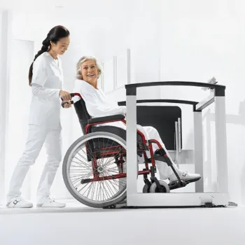 seca-685-multifunctional-handrail-and-wheelchair-scale-for-safe-and-precise-patient-weighing-with-seat