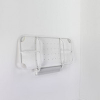 Shower Stretcher Folded to Wall