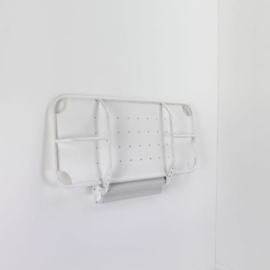 Shower Stretcher Folded to Wall