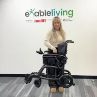 CarbonLite Lightweight Folding Electric Wheelchair
