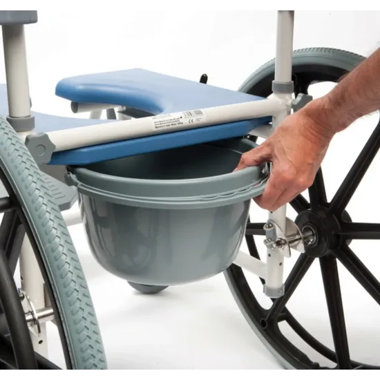 Aston Self Propel Shower Commode Chair