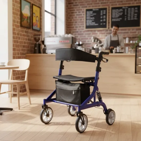 Stratus Bariatric Rollator With Suspension cafe